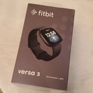 NIB Fitbit Versa 3 in black
